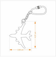 image //www.c...Keychain Aeroplane - Goldplated