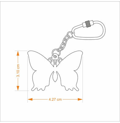 imagKeychain Butterfly - Goldplated
