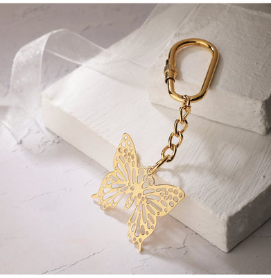 imagKeychain Butterfly - Goldplated