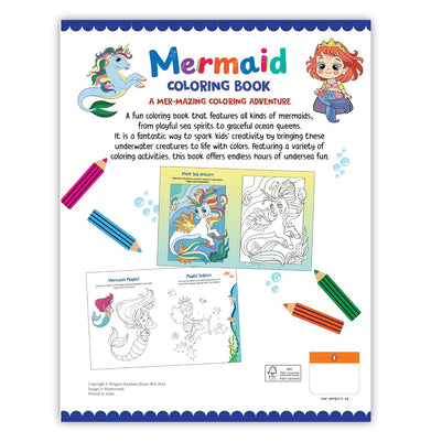 imagKIDS COLORING BOOK: MERMAID