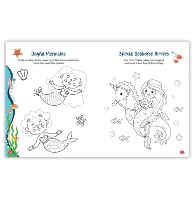 imagKIDS COLORING BOOK: MERMAID
