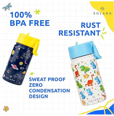imagKids Insulated Water Bottle, Dino - 450Ml