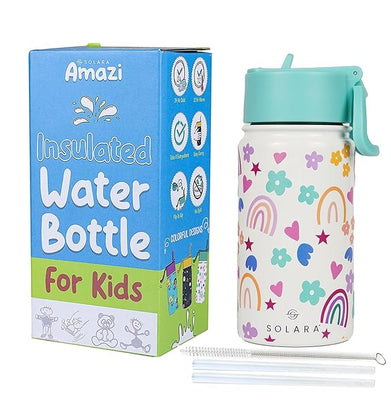 imagKids Insulated Water Bottle, Rainbow - 450Ml