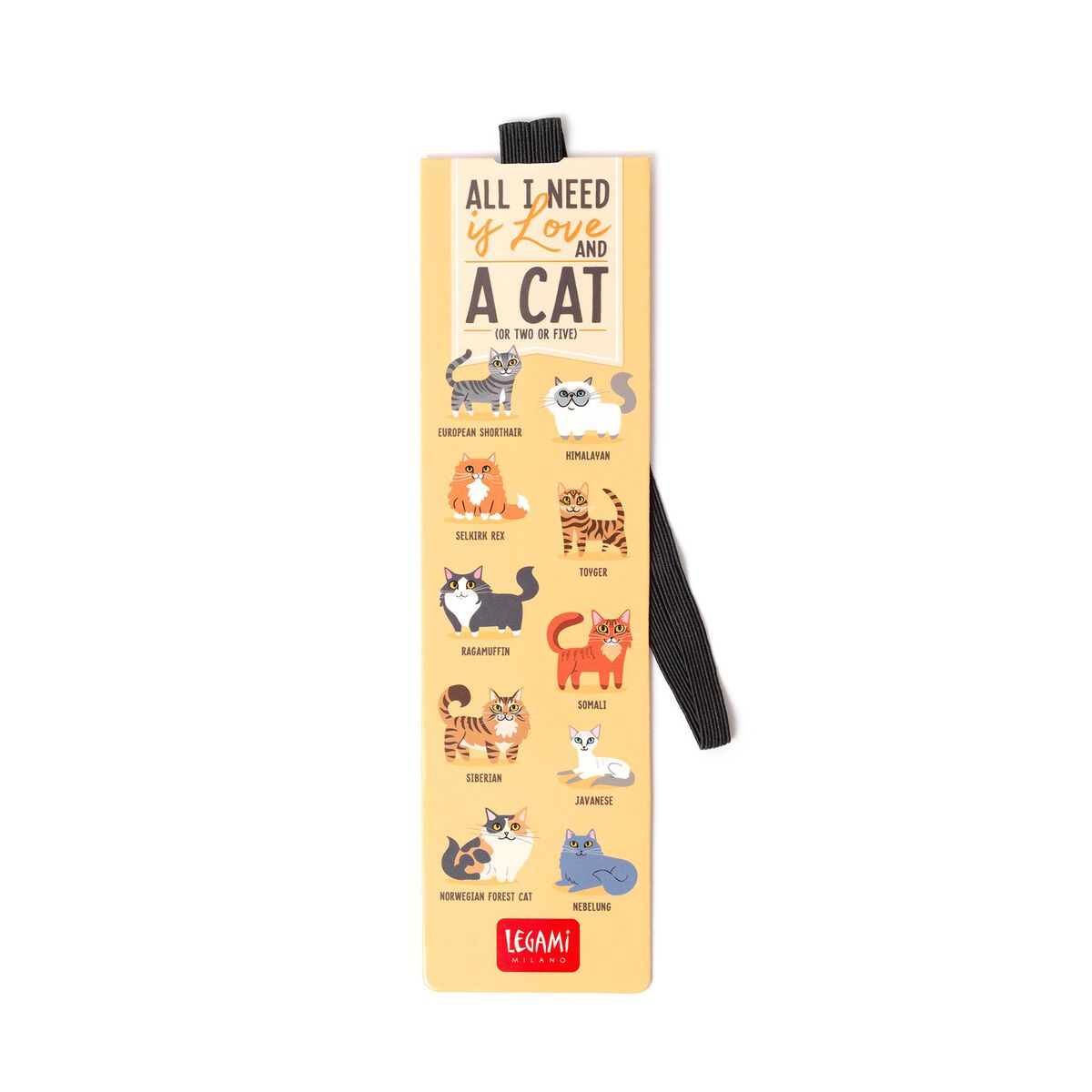 Kitty Love Elastic Bookmark By Legami: A PurrFect Companion For Readers