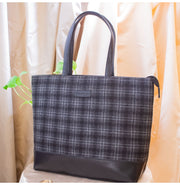image //www.c...Laptop Tote Bag for Women Slate Grey - black