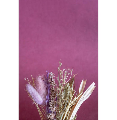 imagLavenderia Natural Dried Flowers Bouquet - 20Cm