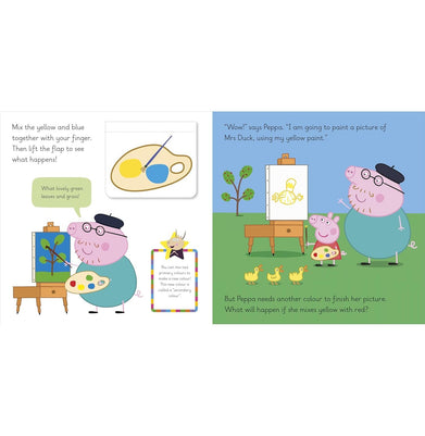imagLearn with Peppa: Peppa Mixes Colours Board book Peppa Pig