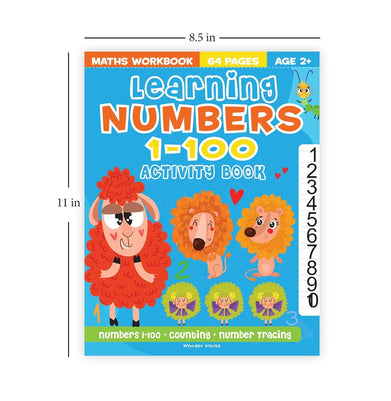 imagLearning Numbers 1-100 Activity Book: Fun Early Learning And Interactive Book For Children