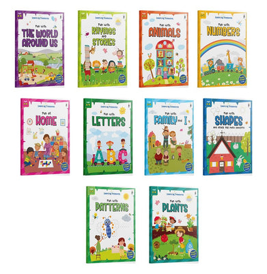 imagLearning Treasure Fun:N:Learn Set of 10 Books Paperback Woodpecker Books and Wilco International LLP