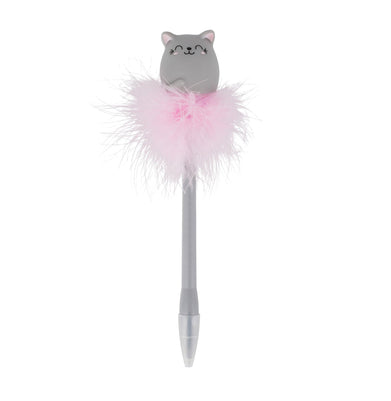 imagLight-Up Cat Ballpoint Pen - Writing Is Magic - Kitty