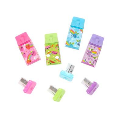 imagLil' Juicy Box Scented Erasers + Sharpeners - Tub of 24 - 112-108