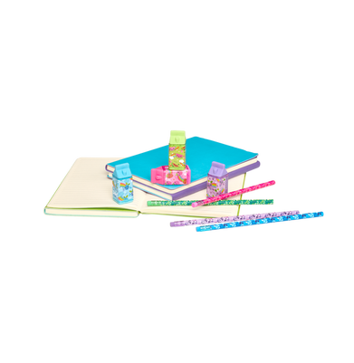imagLil' Juicy Box Scented Erasers + Sharpeners - Tub of 24 - 112-108