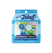 image //www.c...Lil' Juicy Scented Pencil Topper Eraser - Blueberry set of 4