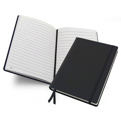imagLivtek India New Mipad Mediuml Hard Cover Ruled Notebook - Black