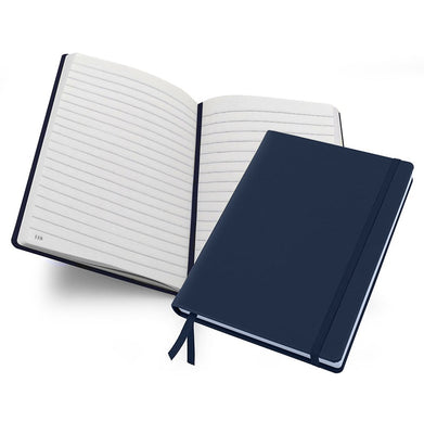 imagLivtek India New Mipad Mediuml Hard Cover Ruled Notebook - Navy Blue