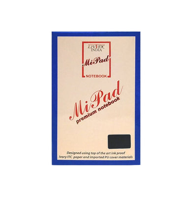 imagLivtek India New Mipad Small Hard Cover Ruled Notebook - Black