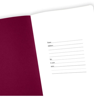 imagLivtek India New Mipad Small Hard Cover Ruled Notebook - Blossom Red