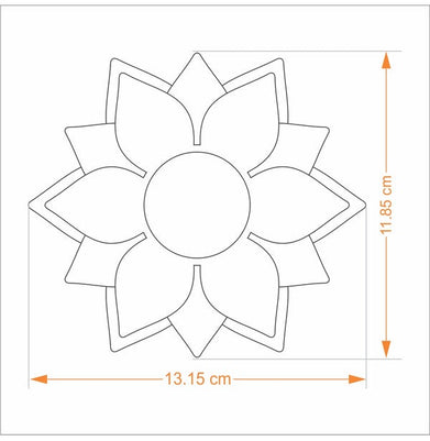 imagLotus Tea Light Holder - Layered