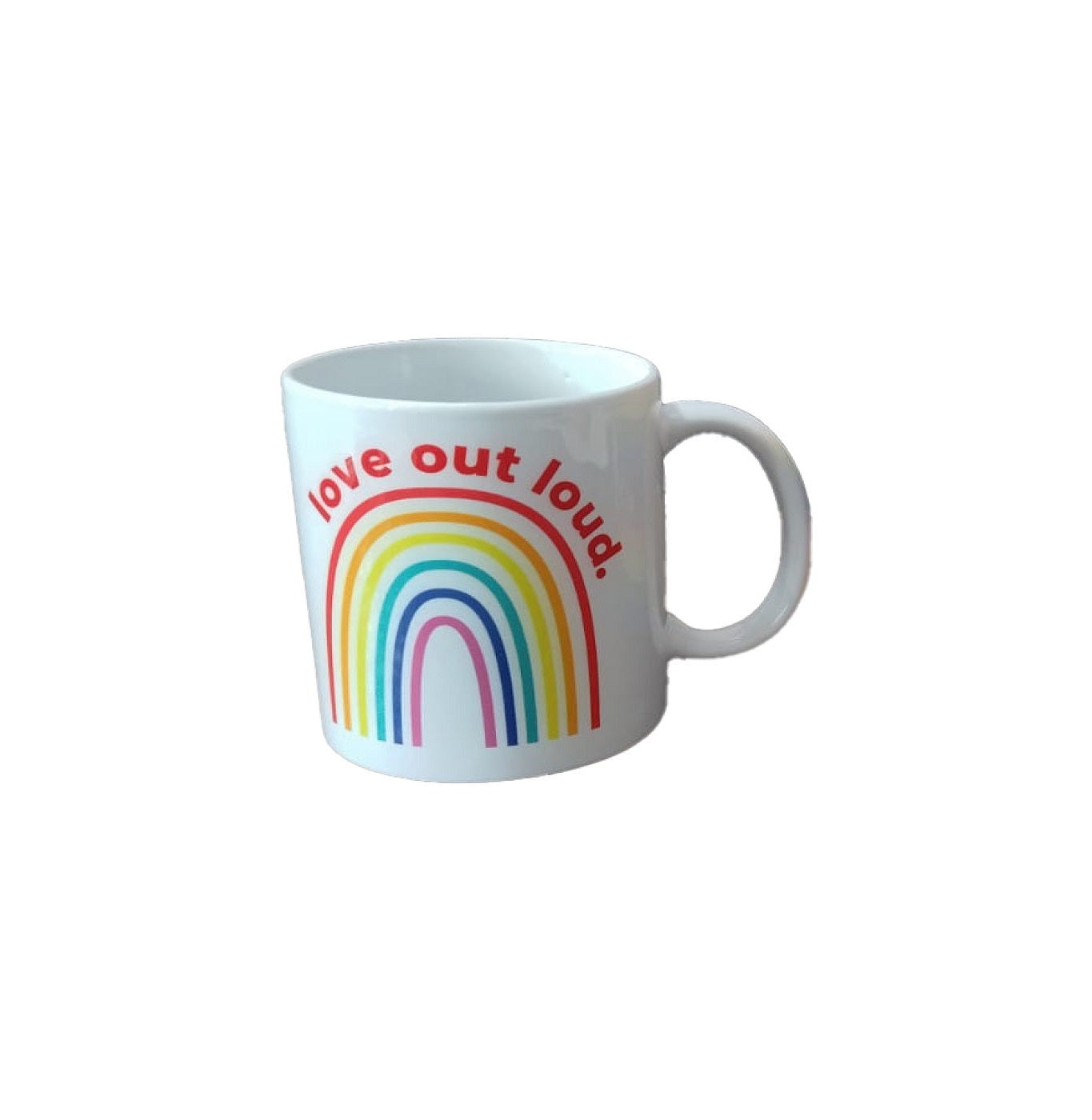 Love Out Loud Positive Vibes Ceramic Coffee Mug