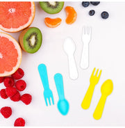 image //www.c...Lunch Punch Fork And Spoon Set - Yellow