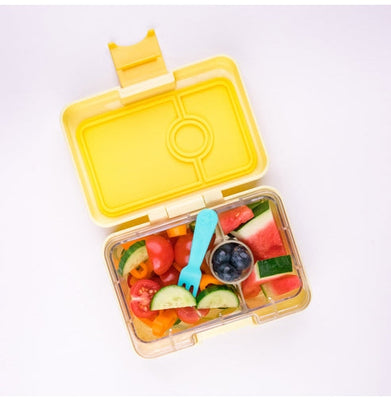 imagLunch Punch Fork And Spoon Set - Yellow