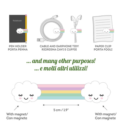 imagMagnetic Clip - Rainbow