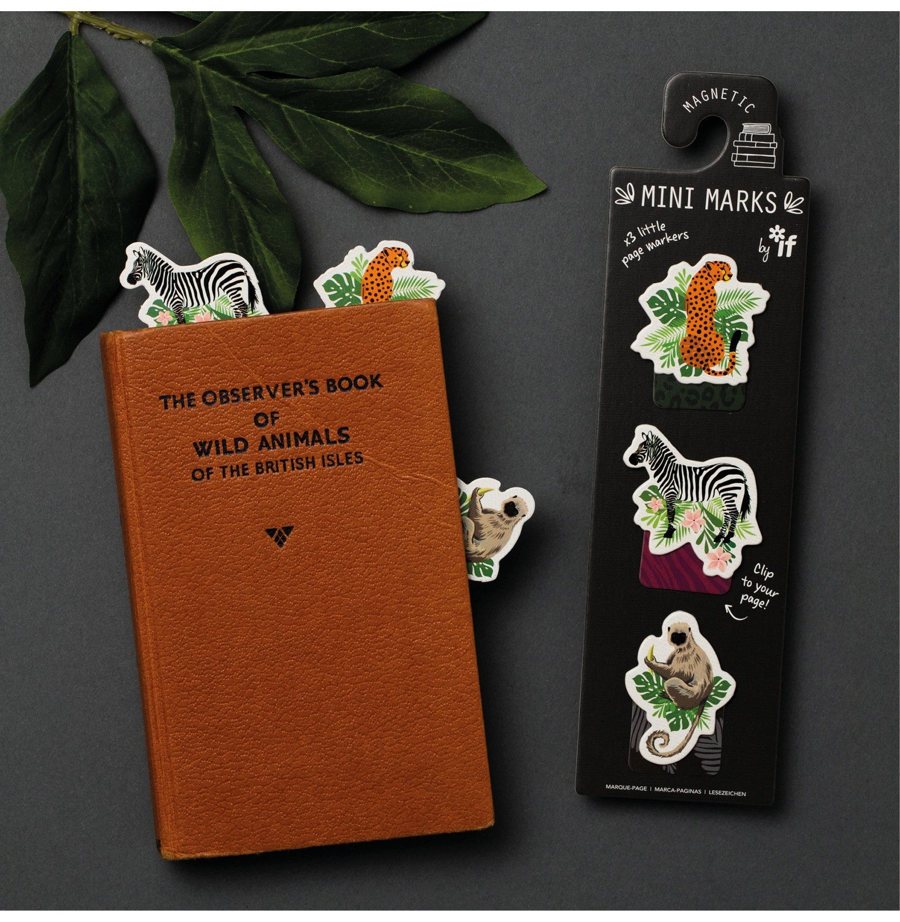 Mark Animal Buy Whimsical Animal Magnetic Mini Marks Bookmark Set - General ...
