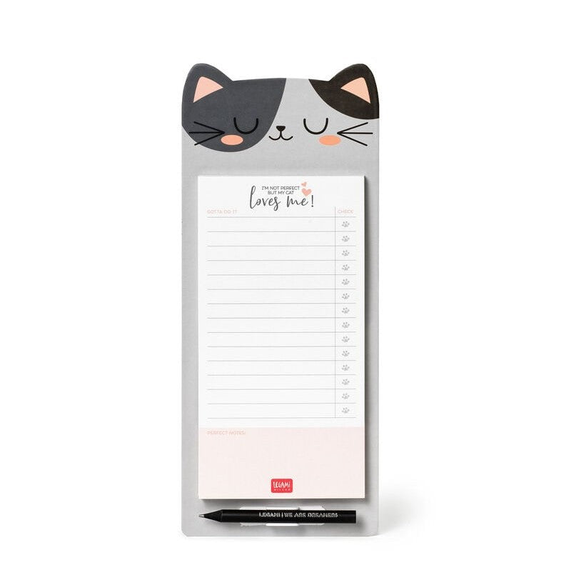 Adorable Kitty Magnetic Notepad - Get Organized in Style