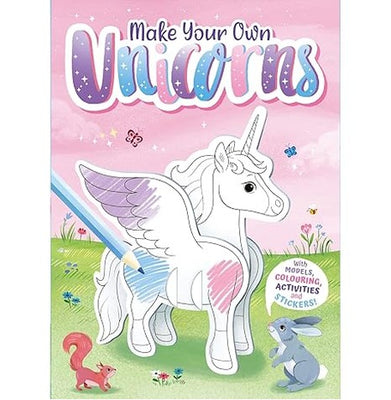 imagMake Your Own Unicorns with Models Colouring Activities and Stickers Book Parragon