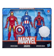 image //www.c...Marvel Action Figure Toy 3-Pack, 6-inch Figures, Iron Man, Spider-Man, Captain America