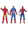 imag1Marvel Action Figure Toy 3-Pack, 6-inch Figures, Iron Man, Spider-Man, Captain America