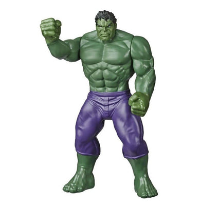 imagMARVEL CLASSIC Hulk Toy 9.5-Inch Scale Collectible Super Hero Action Figure, Toys For Kids