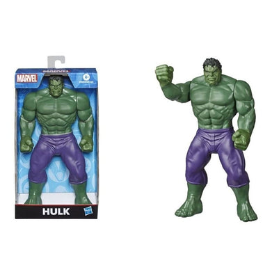 imagMARVEL CLASSIC Hulk Toy 9.5-Inch Scale Collectible Super Hero Action Figure, Toys For Kids