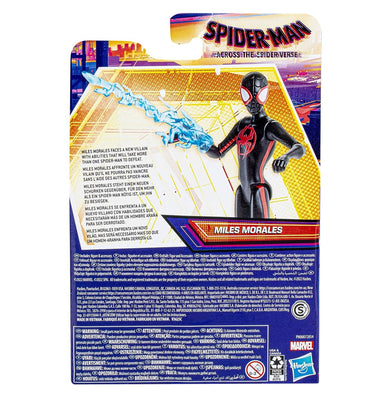 imagMarvel Spider-Man: Across The Spider-Verse Miles Morales Toy, 6-Inch-Scale Action Figure with Web Accessory, Toys for Kids
