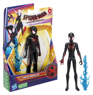 imagMarvel Spider-Man: Across The Spider-Verse Miles Morales Toy, 6-Inch-Scale Action Figure with Web Accessory, Toys for Kids