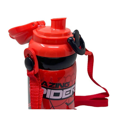 imagMarvel Spider Man Licensed 304 Stainless Steel Insulated Vacuum Wide Mouth Sipper Bottle Flask