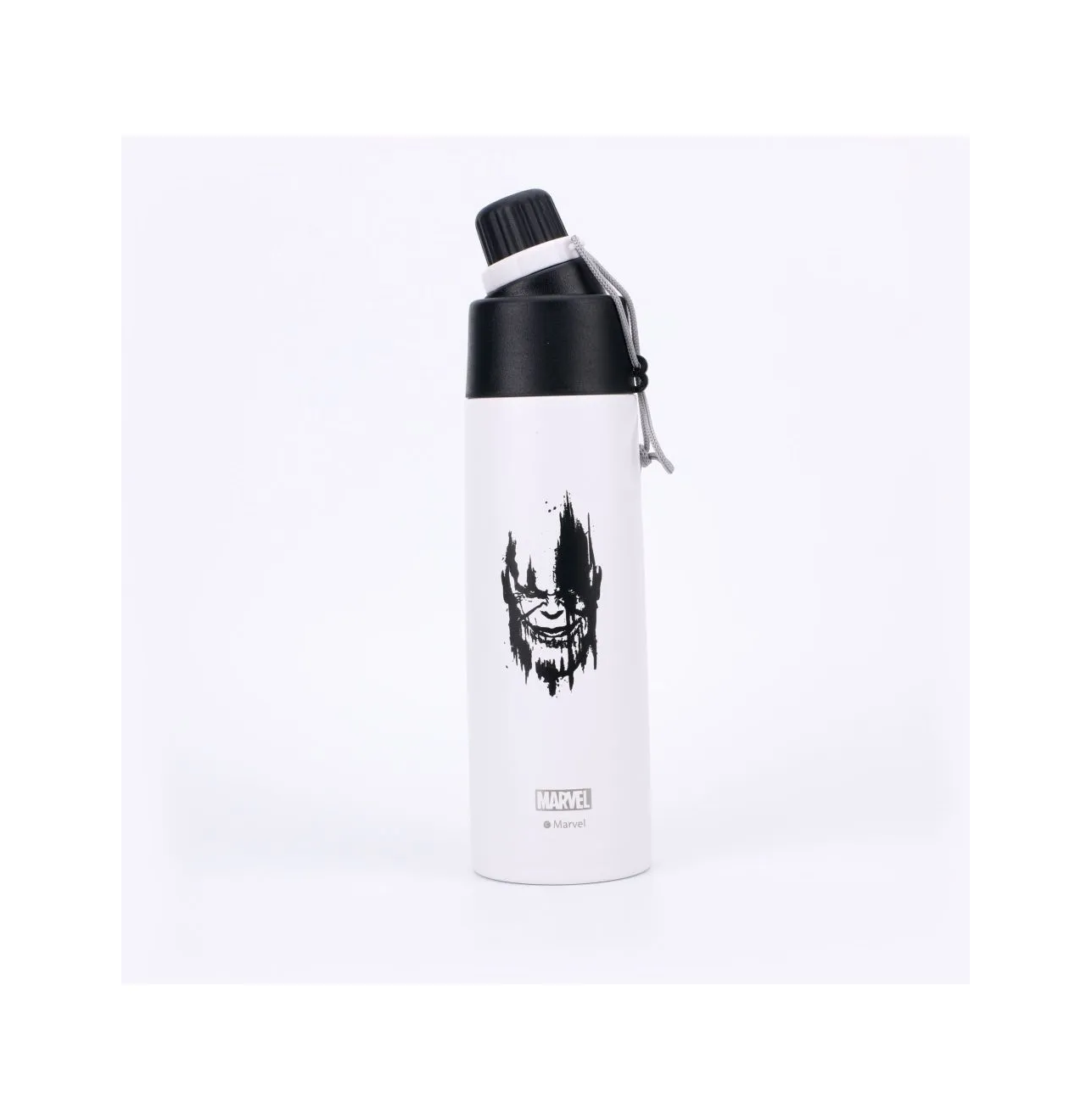 Marvel Thanos Ergonomic Vacuum Insulated Water Bottle - 500ml, White