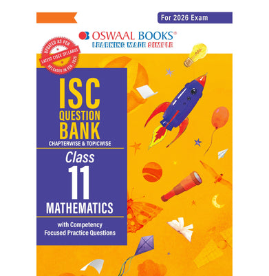 imagOswaal ISC Question Bank Chapterwise & Topicwise Solved Papers Class 11 Mathematics For 2026 Exam buy online at crossword.in