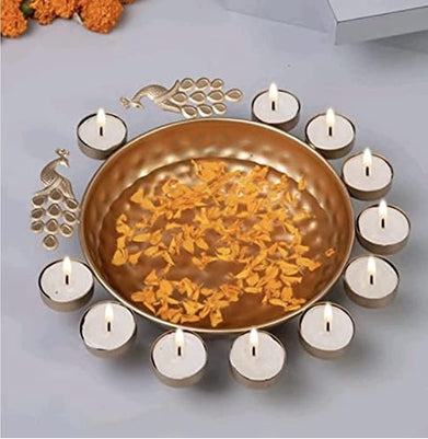 imagMetal Peacock Urli BowL