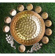image //www.c...Metal Peacock Urli BowL