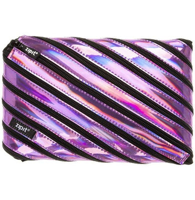 imagMetallic Jumbo Pouch-ZJMT-3-Purple