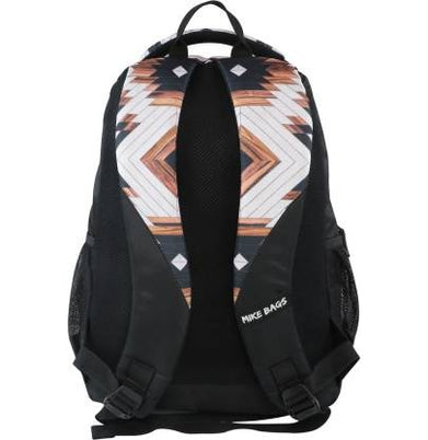 imagMike Rage Geometrical lines Backpack-Black-MK11001781