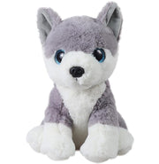 image //www.c...Mirada-25cm Husky Dog with Glitter Eyes-Grey-MP0091A