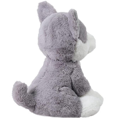 imagMirada-25cm Husky Dog with Glitter Eyes-Grey-MP0091A