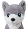 imag4Mirada-25cm Husky Dog with Glitter Eyes-Grey-MP0091A