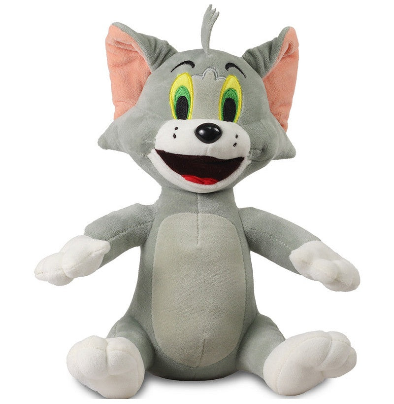 Soft Plush Grey Tom Cat – 25Cm Cuddly Companion