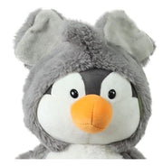 image //www.c...Mirada 25cm Super Soft Hoodie Penguin-Grey-MP0097