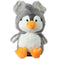 imag5Mirada 25cm Super Soft Hoodie Penguin-Grey-MP0097