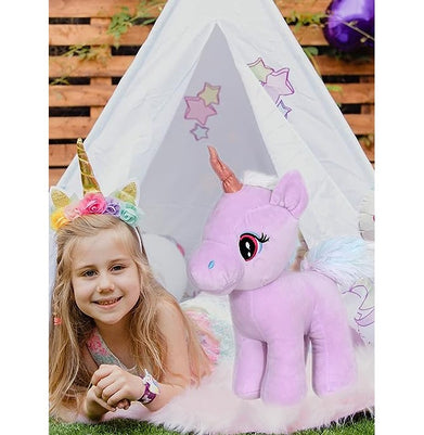 imagMirada-29 cm Standing Unicorn-Purple-MP0023D