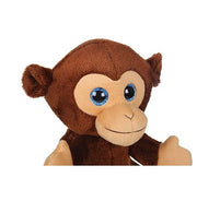 image //www.c...Mirada Dark Brown Cute Plush Stuffed Glitter Eye Monkey Soft Toy